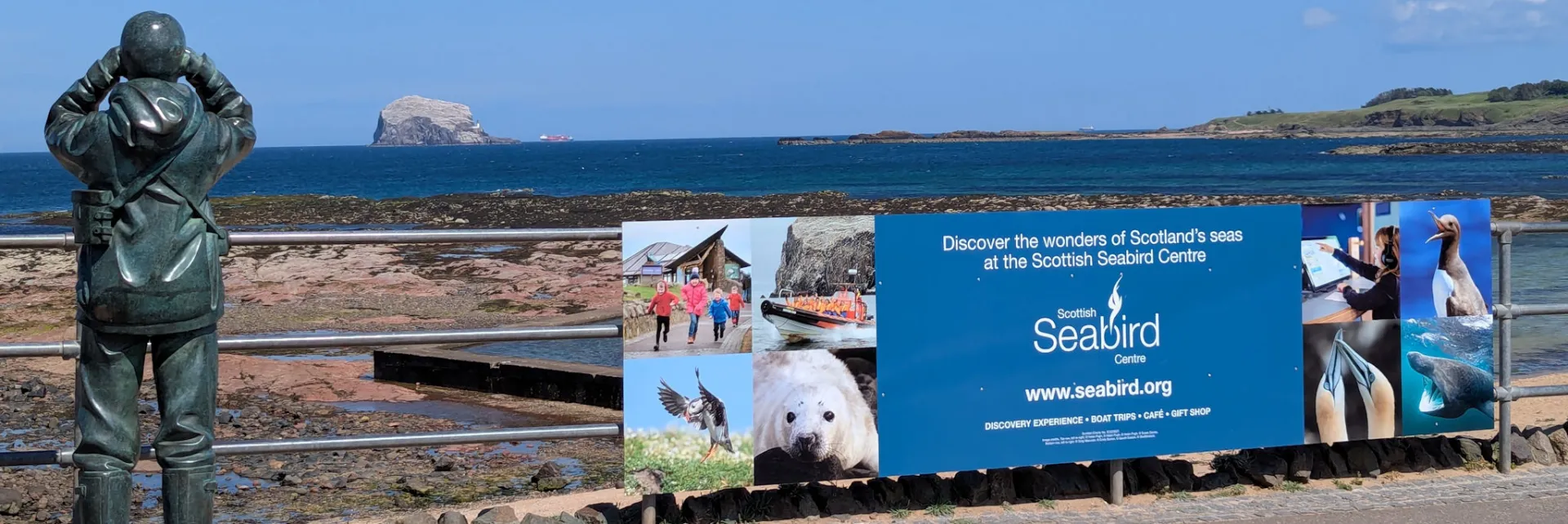 Bass Rock and Scottish Seabird Centre at North Berwick