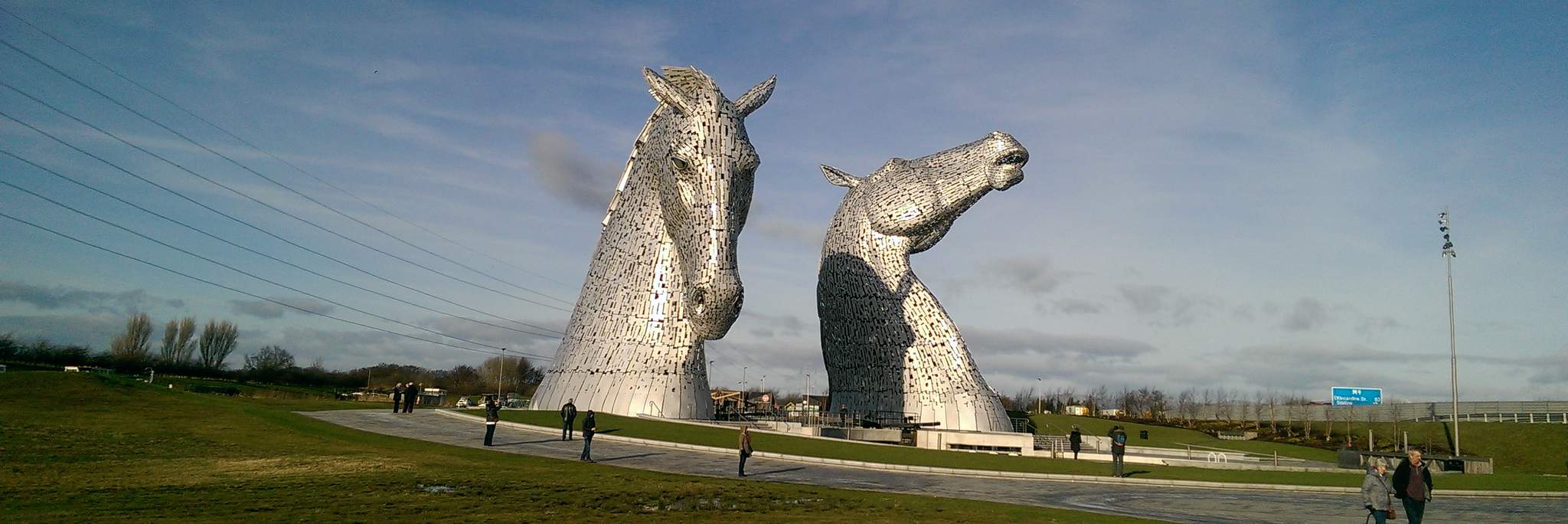 The Kelpies near Falkirk