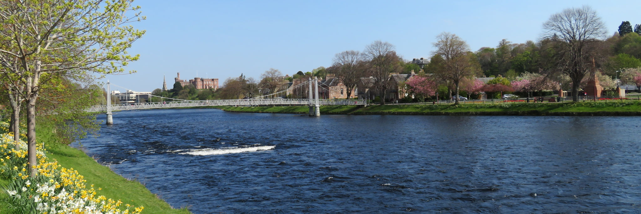 Inverness Castle & River Ness in spring