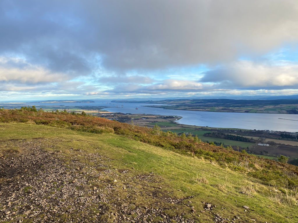 Overlooking the Cromarty Firth - the view from the Fyrish monument