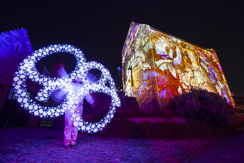 Edinburgh Castle of Light event