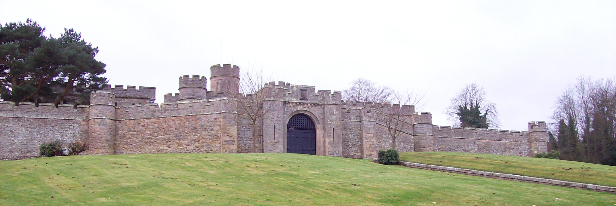 Jedburgh iCastle n the Scottish Borders