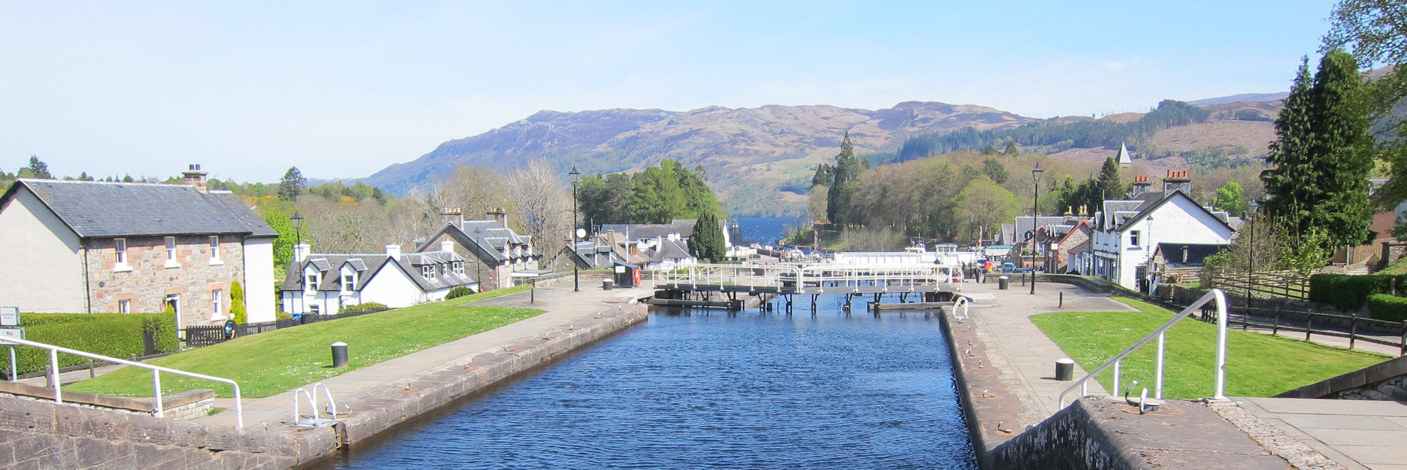 Caledonian Canal at Fort Augustus, Loch Ness