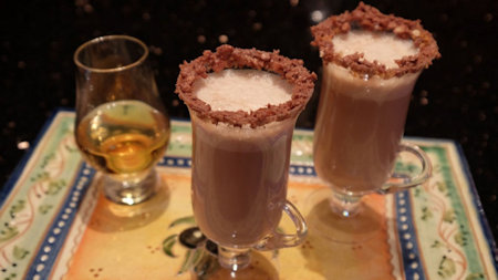 Maple, Pecan and Whisky Hot Chocolate