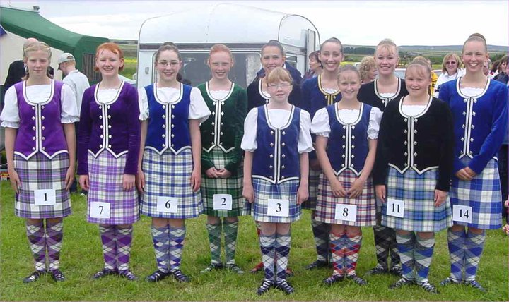 Highland dancers