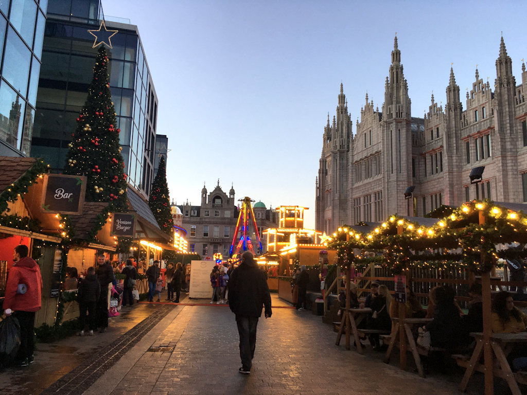Aberdeen Christmas market 2021