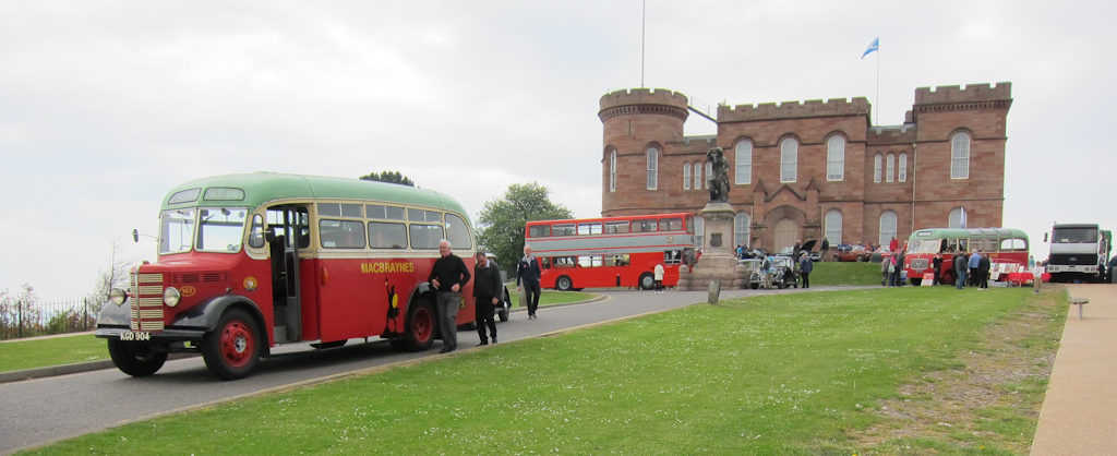 Classic Vehicle Show at Inverness Castle 
