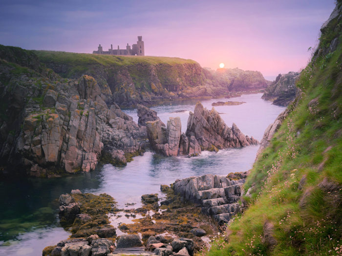 Slains Castle in Aberdeenshire