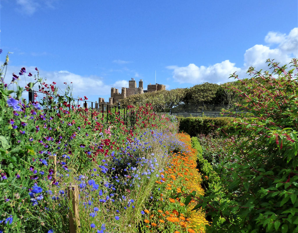Castle of Mey gardens in Caithness