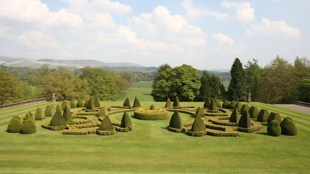 Topiary Garden at Drumlanrig Castle
