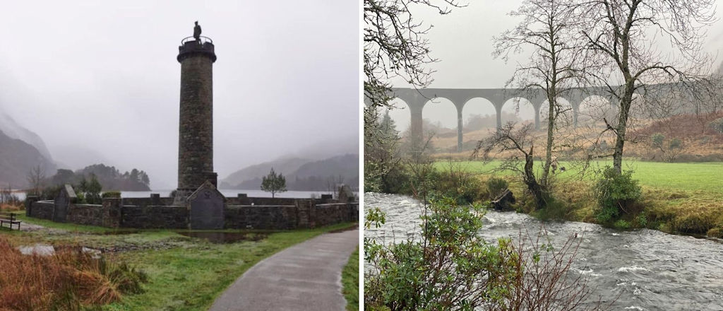 Glenfinnan monument and viaduct