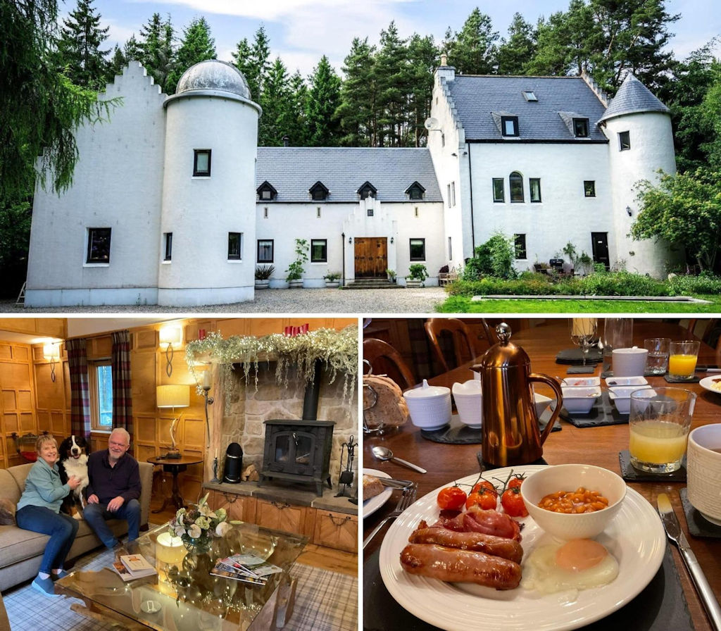 White Rose Tower B&B in the Scottish Highlands