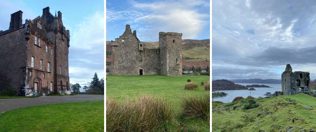 Brodick Castle - Lochranza Castle - Tarbert Castle