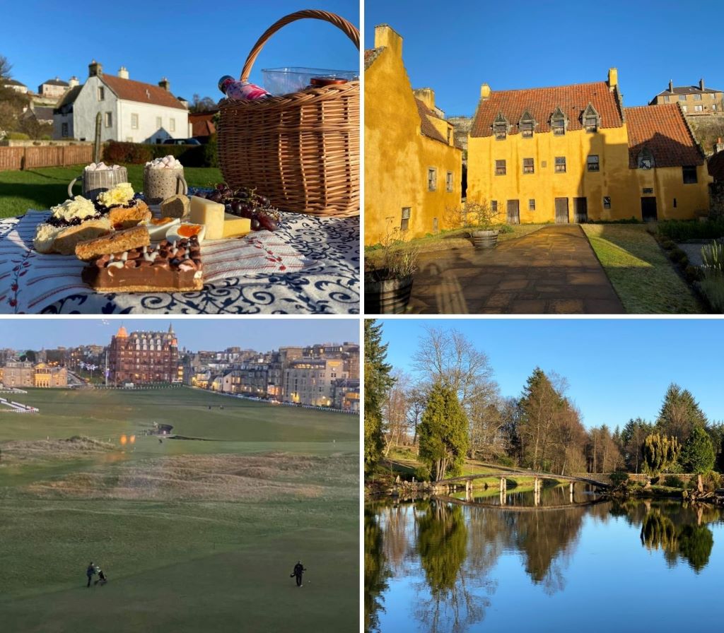 Culross / St Andrews Old Course / Cowden Japanese Garden