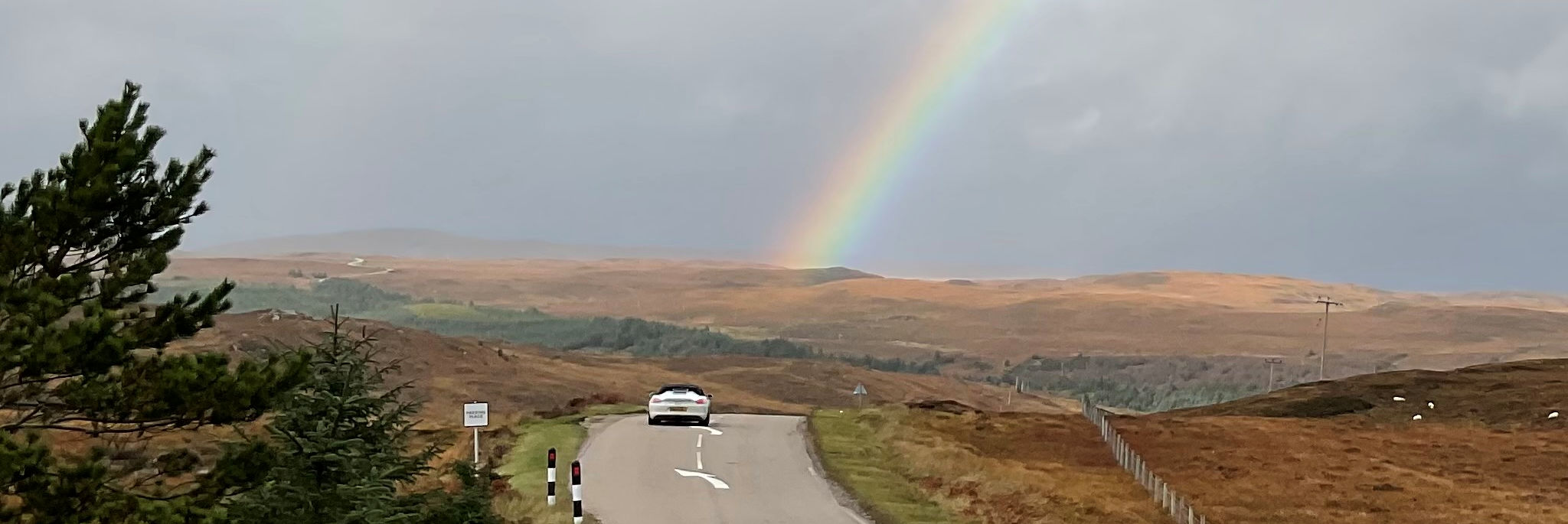 Driving in the Scottish Highlands