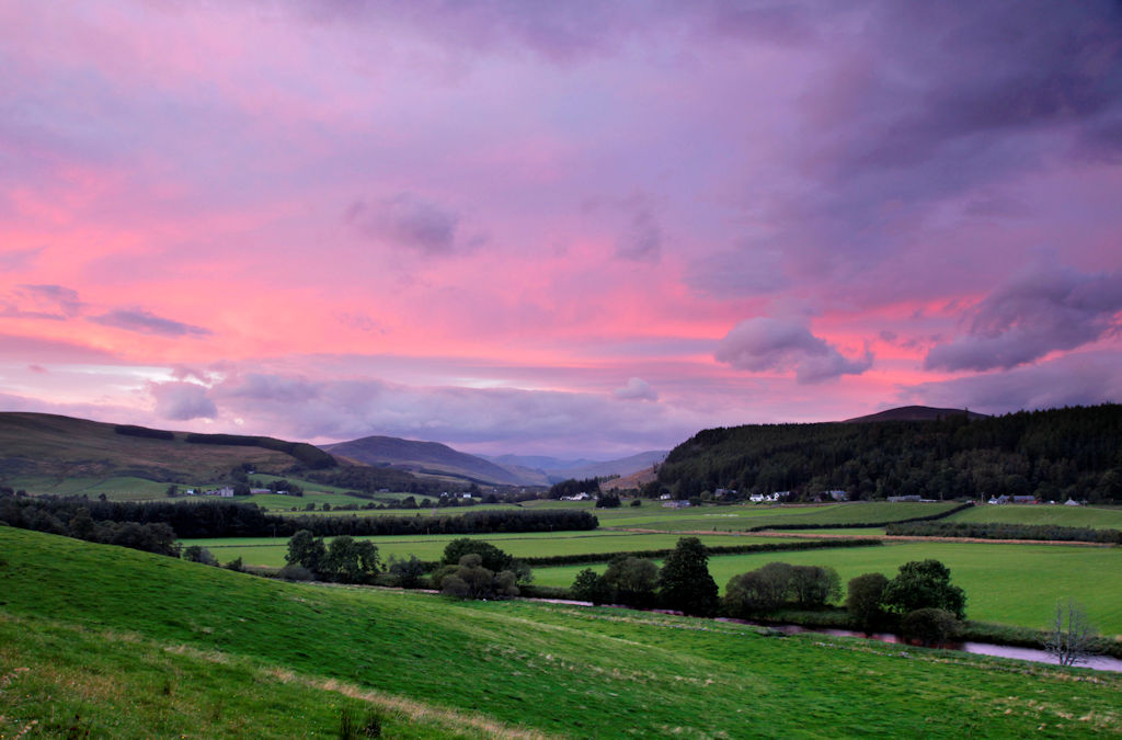 Glen Isla in the Angus countryside