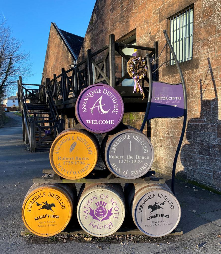 Annandale distillery whisky barrels, Dumfries & Galloway